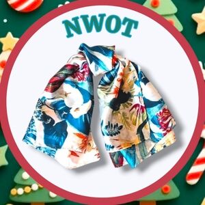 🍹NWOT Tropical Floral Lightweight Summer Scarf